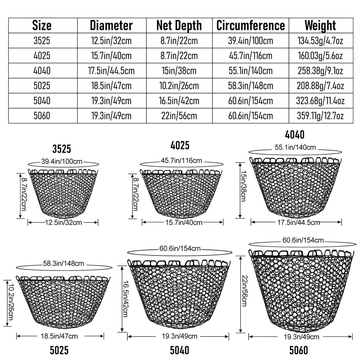 Replacement Silicone Fishing Nets