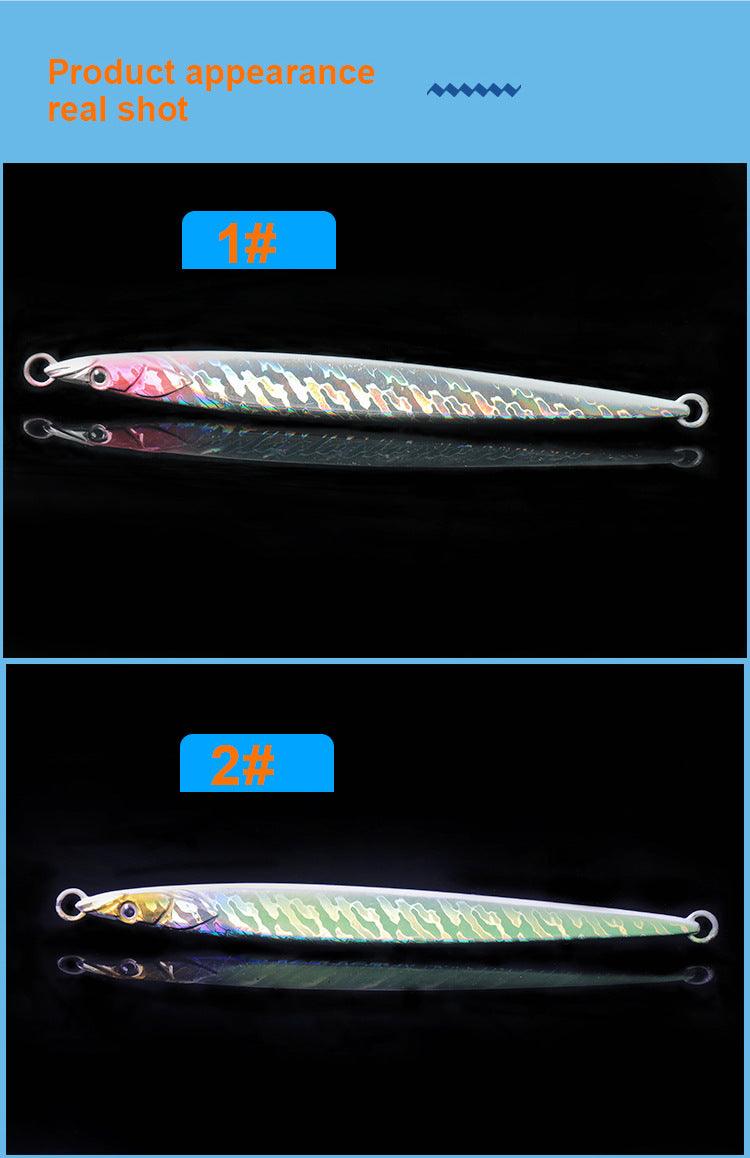 Dr.Fish Saltwater Glow Vertical Jigs Spoon Lure 19.8cm/160g - Dr.Fish Tackles