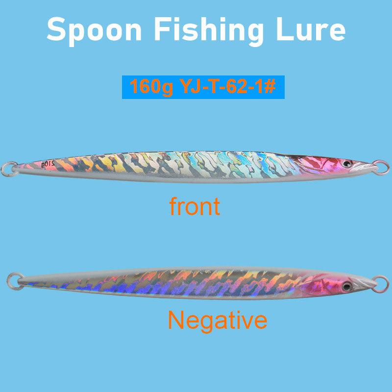 Dr.Fish Saltwater Glow Vertical Jigs Spoon Lure 19.8cm/160g - Dr.Fish Tackles