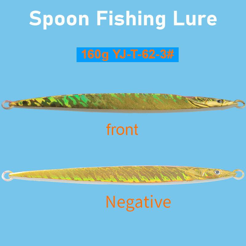 Dr.Fish Saltwater Glow Vertical Jigs Spoon Lure 19.8cm/160g - Dr.Fish Tackles
