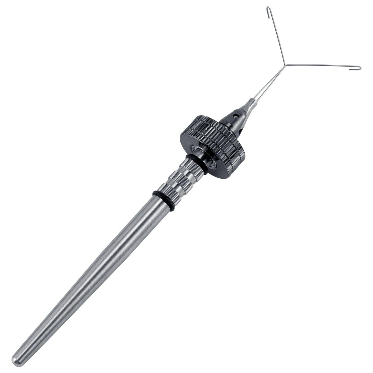 Dr.Fish Stainless Steel Dubbing Spinner 90°+360° Rotation  14.5cm/5.3'' - Dr.Fish Tackles