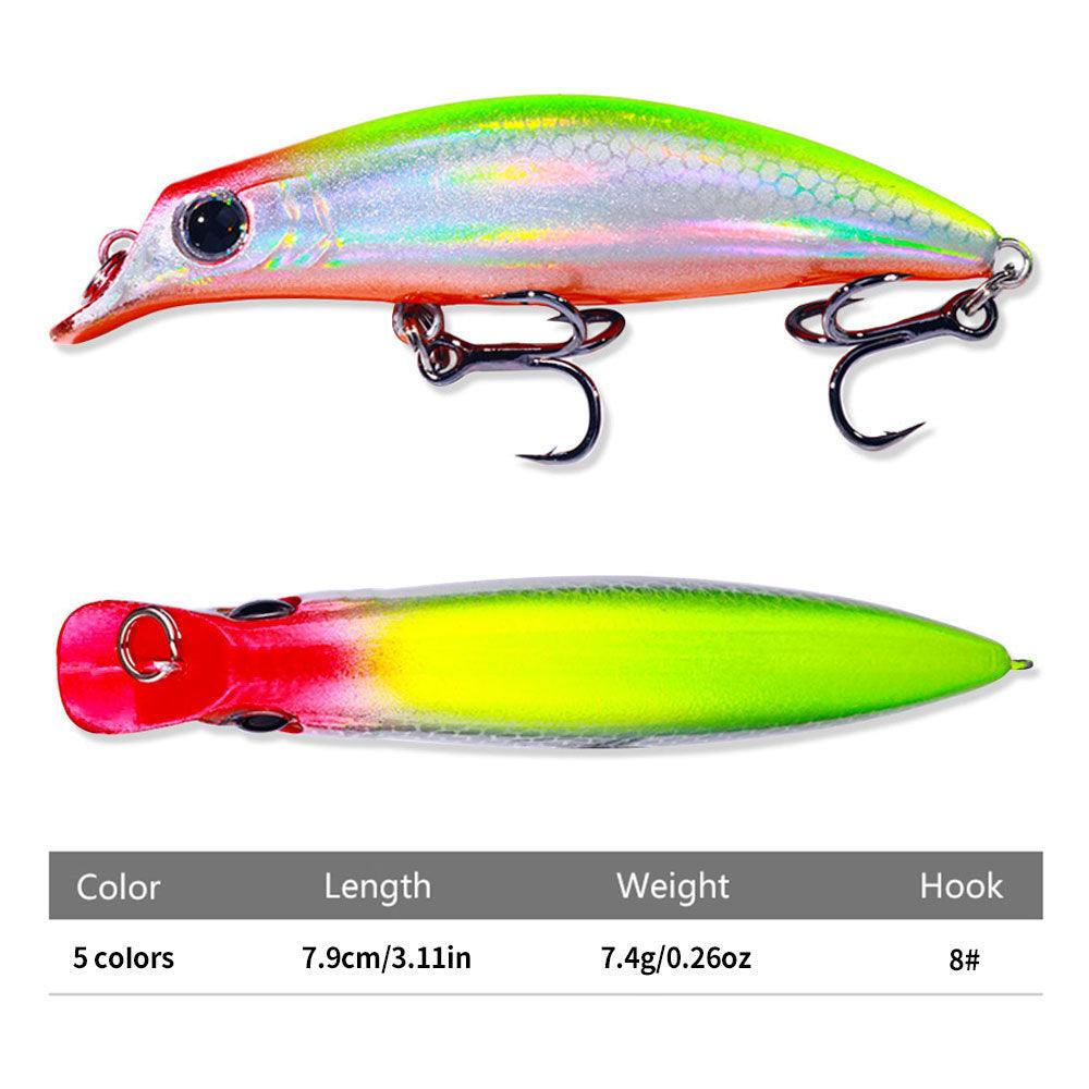 Dr.Fish Topwater Pencil Popper 7.9cm 7.4g - Dr.Fish Tackles