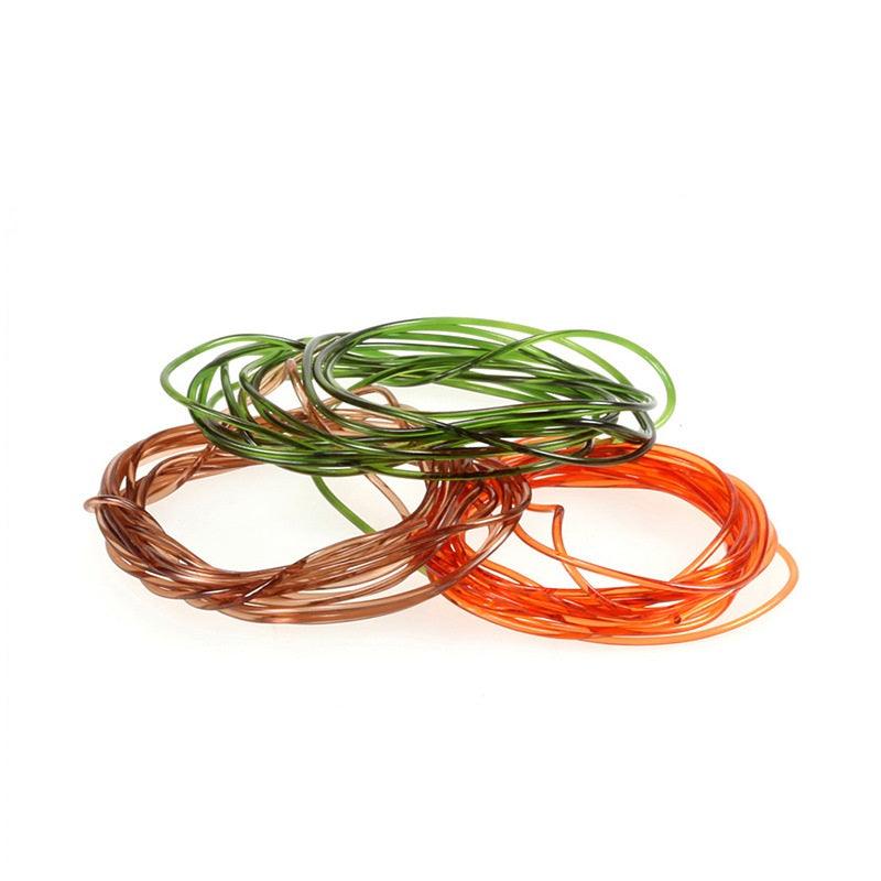 Dr.Fish Transparent Glassy Body Wrap Fly Tying Materials 3mm (6 colors) - Dr.Fish Tackles
