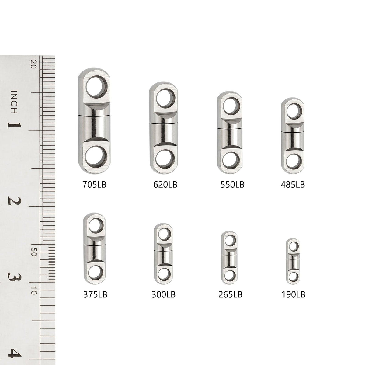 Dr.Fish 10pcs Heavy Duty Swivels 190-705lb