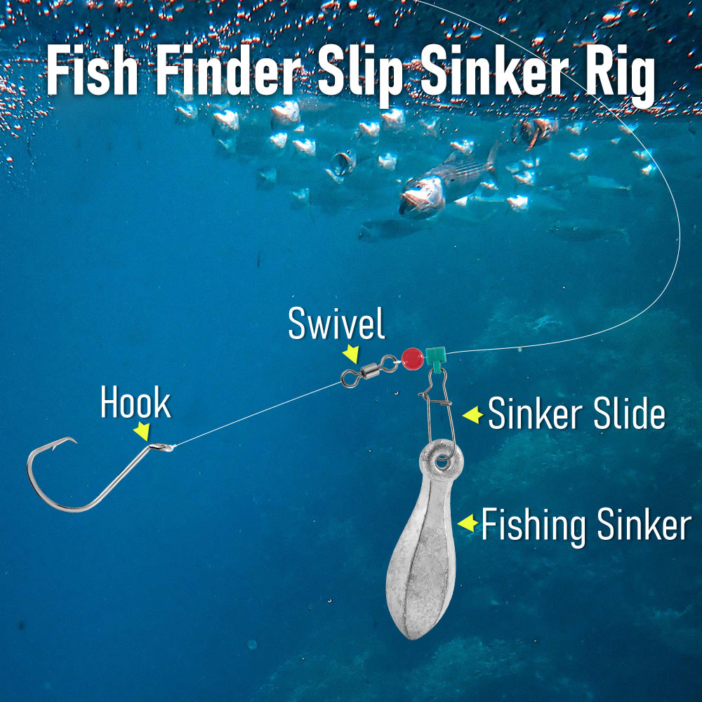 Dr.Fish 5pcs Bank Sinkers 1 to 8oz