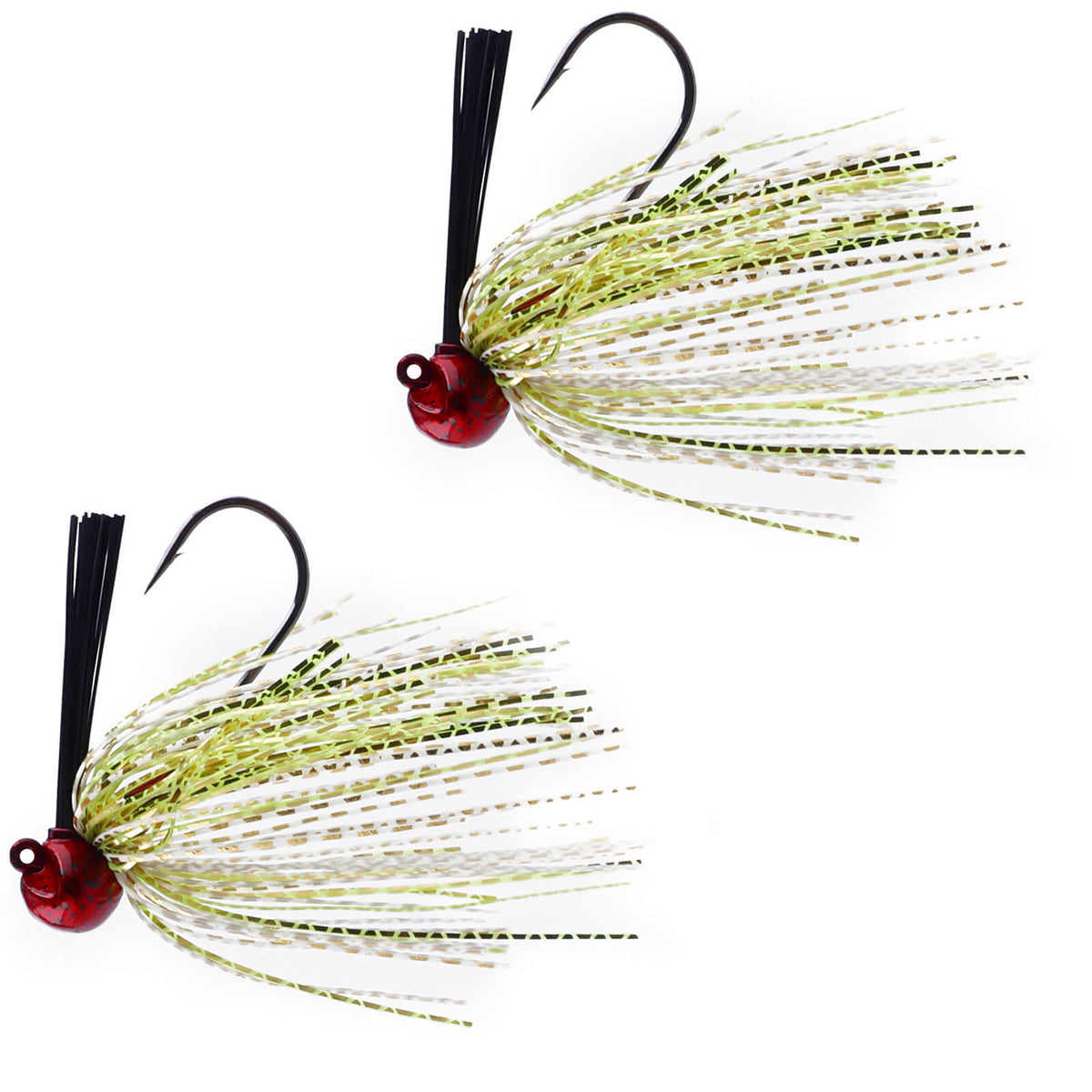 Dr.Fish 2pcs Weedless Football Jigs 1/8oz-1oz