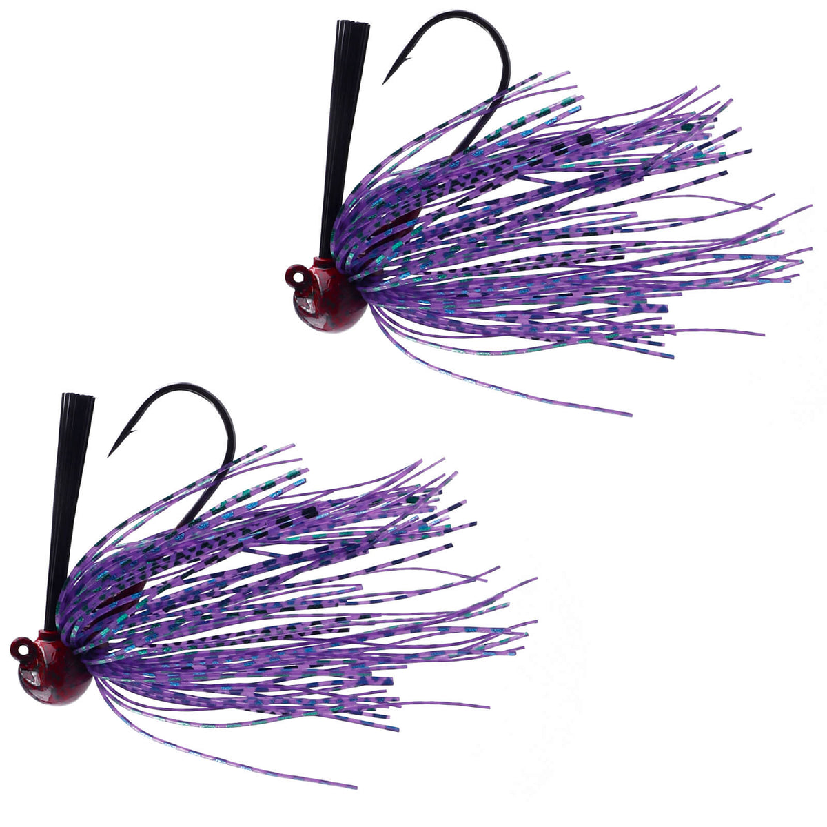 Dr.Fish 2pcs Weedless Football Jigs 1/8oz-1oz