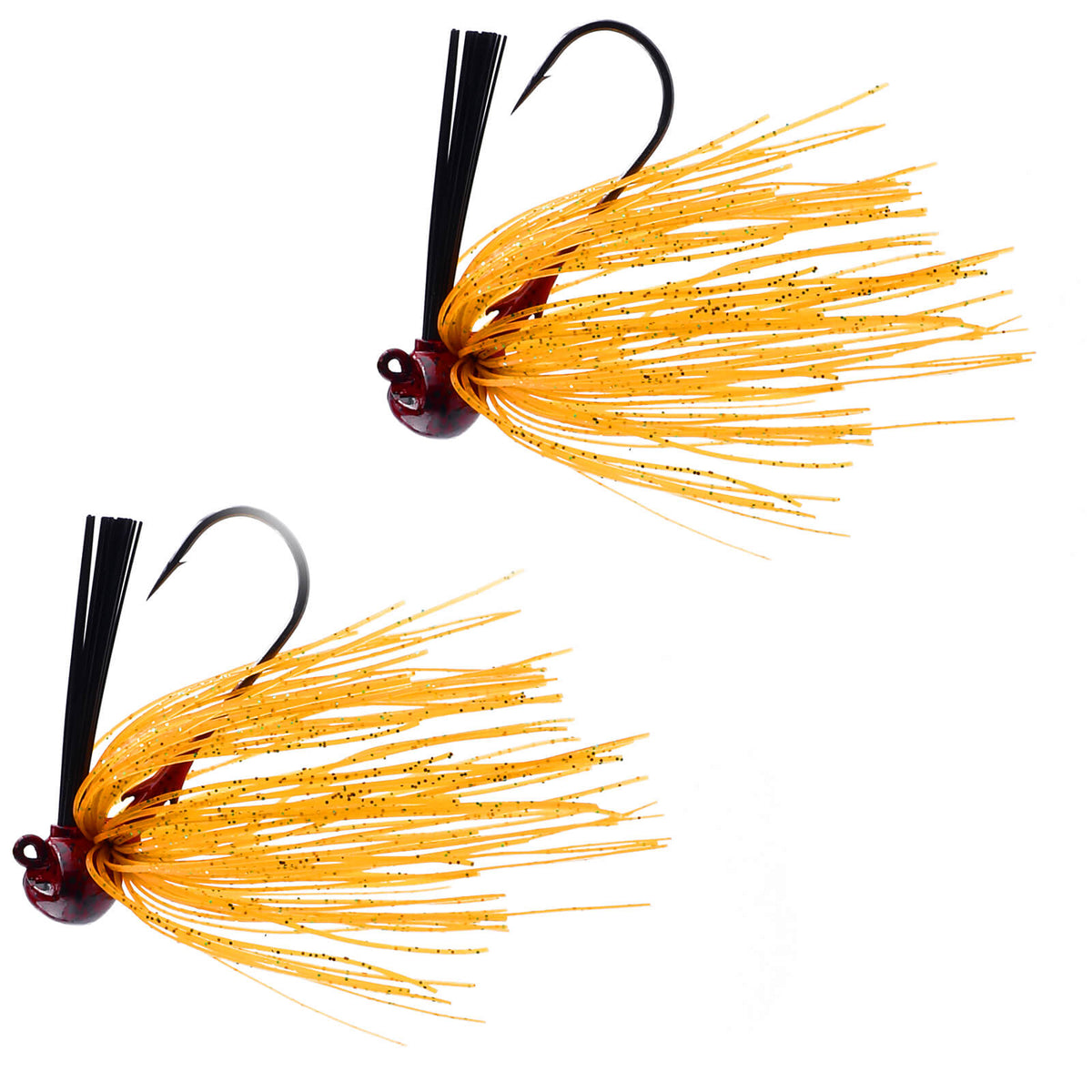 Dr.Fish 2pcs Weedless Football Jigs 1/8oz-1oz