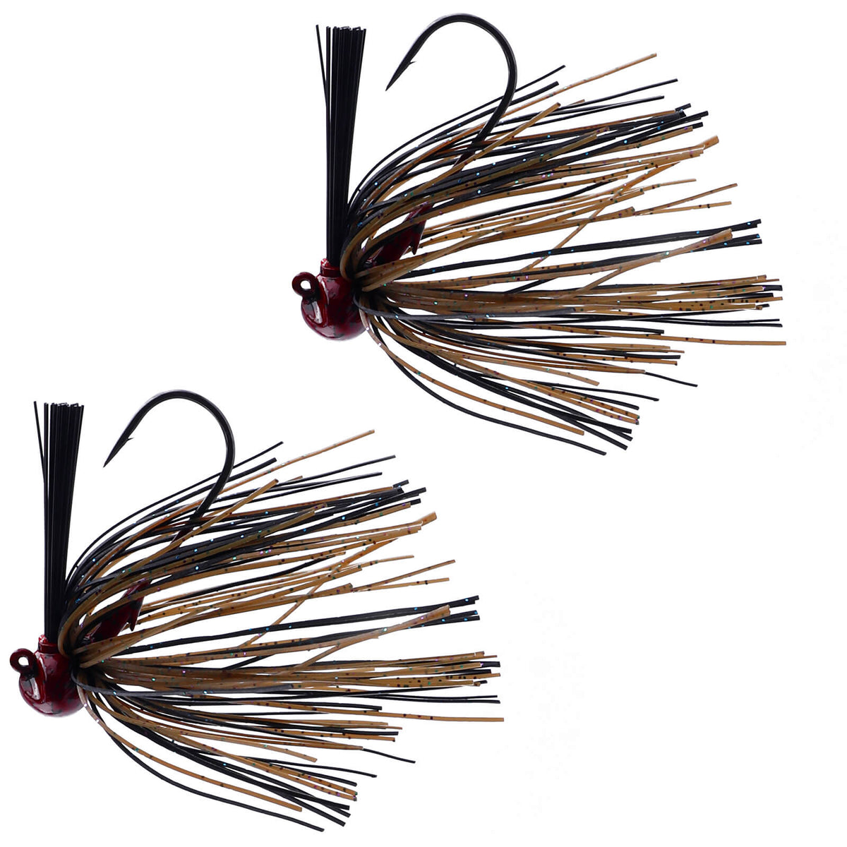 Dr.Fish 2pcs Weedless Football Jigs 1/8oz-1oz