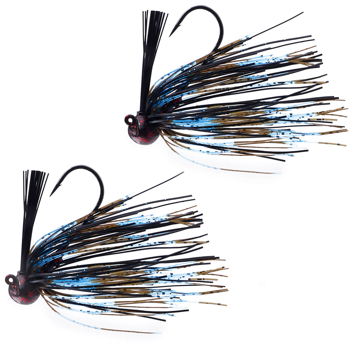 Dr.Fish 2pcs Weedless Football Jigs 1/8oz-1oz