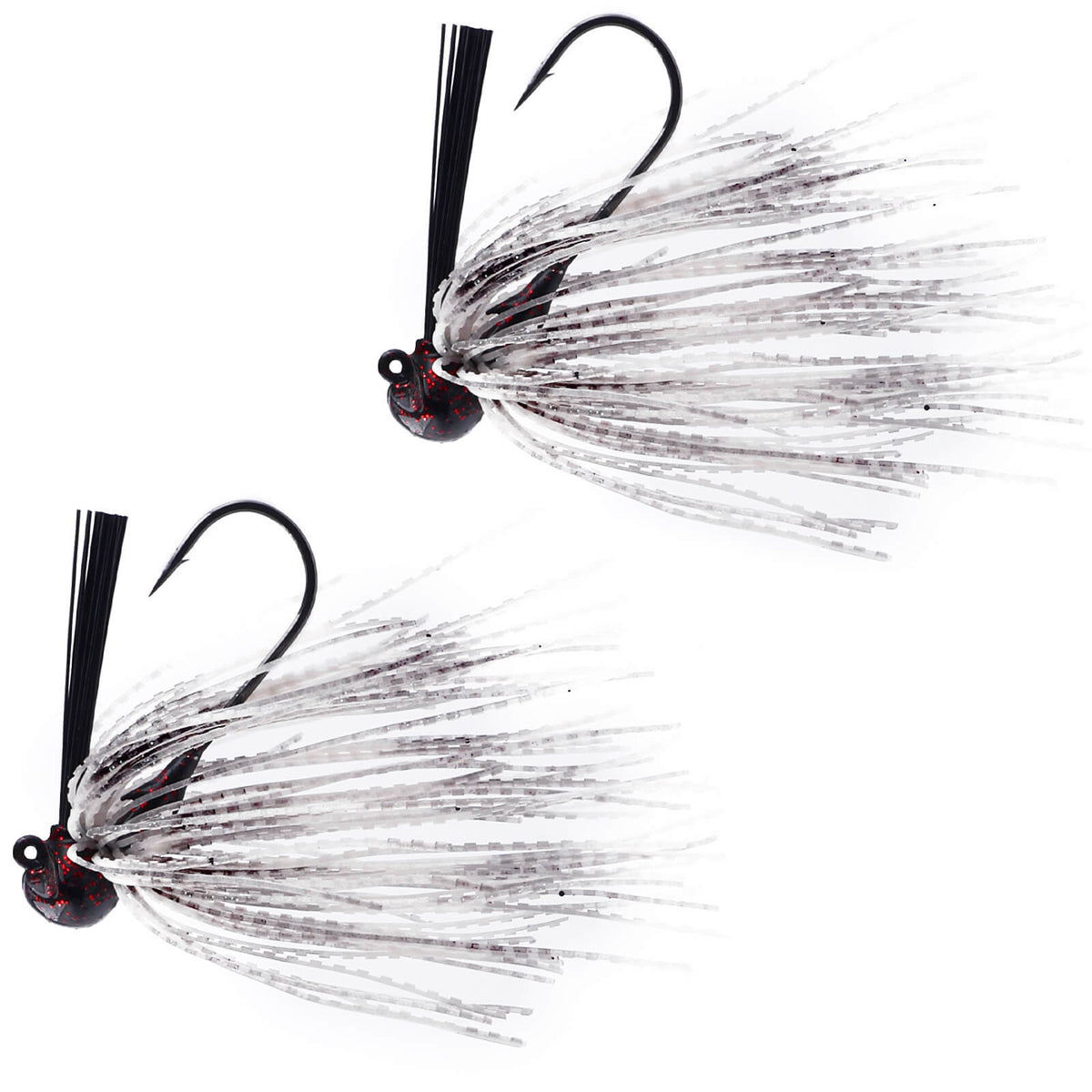 Dr.Fish 2pcs Weedless Football Jigs 1/8oz-1oz