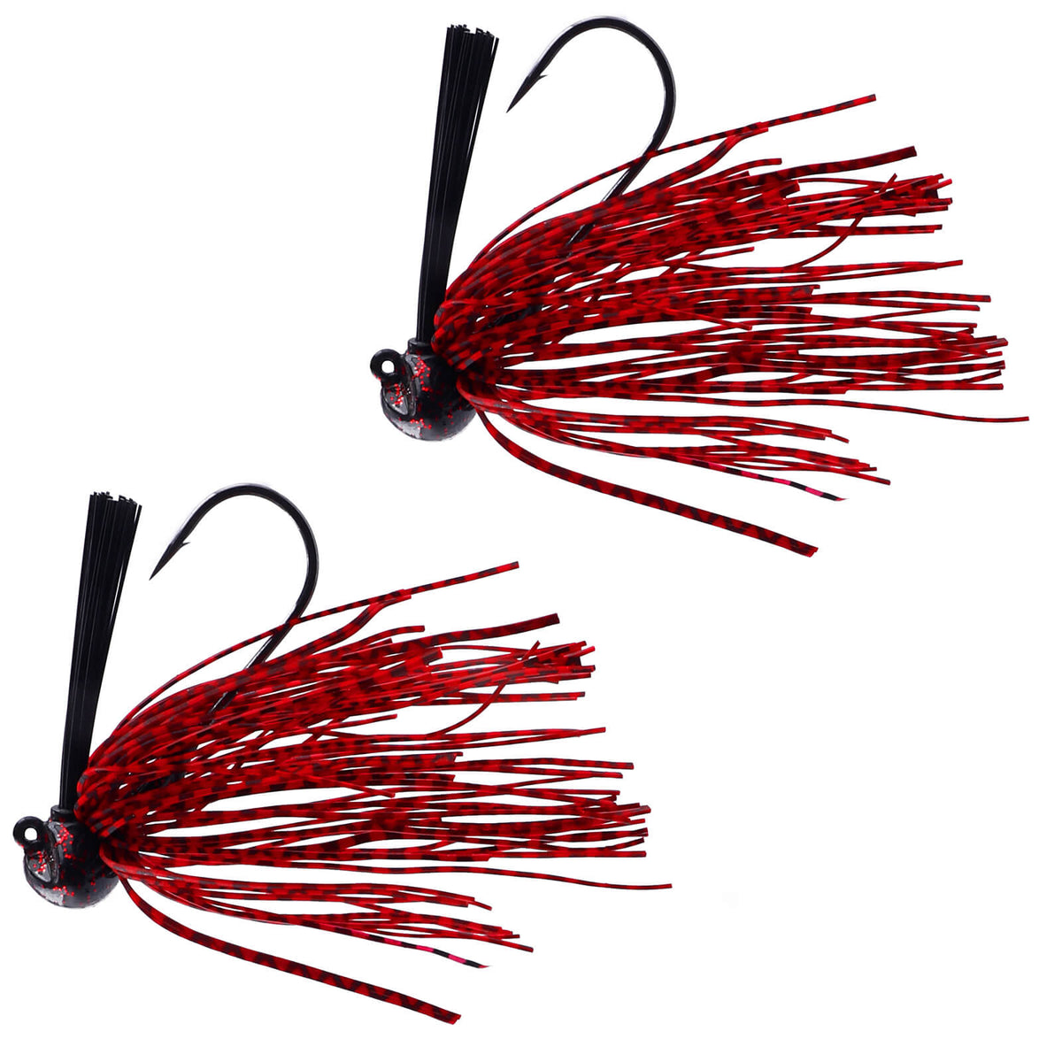 Dr.Fish 2pcs Weedless Football Jigs 1/8oz-1oz
