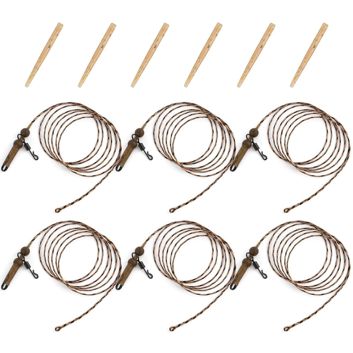 Dr.Fish 6pcs  Leadcore Leaders 39.37'' - Dr.Fish Tackles