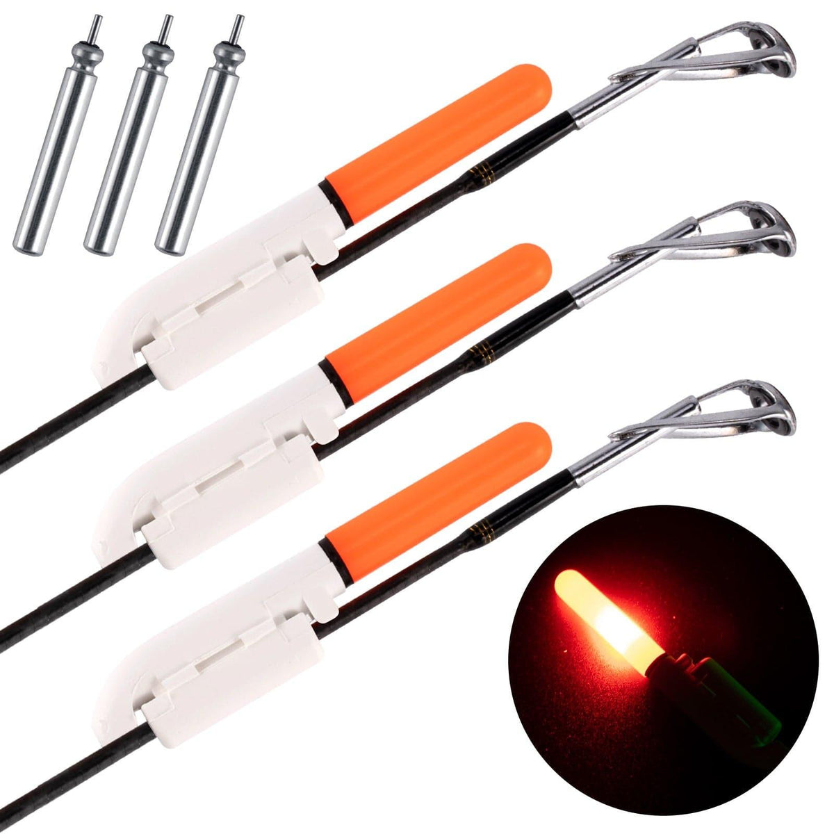 Dr.Fish 10pcs Rod Tip LED Light 2.24" - Dr.Fish Tackles