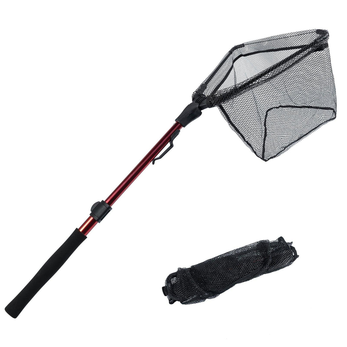 Dr.FIsh 3 Size Landing Net with Telescopic Pole Handle - Dr.Fish Tackles