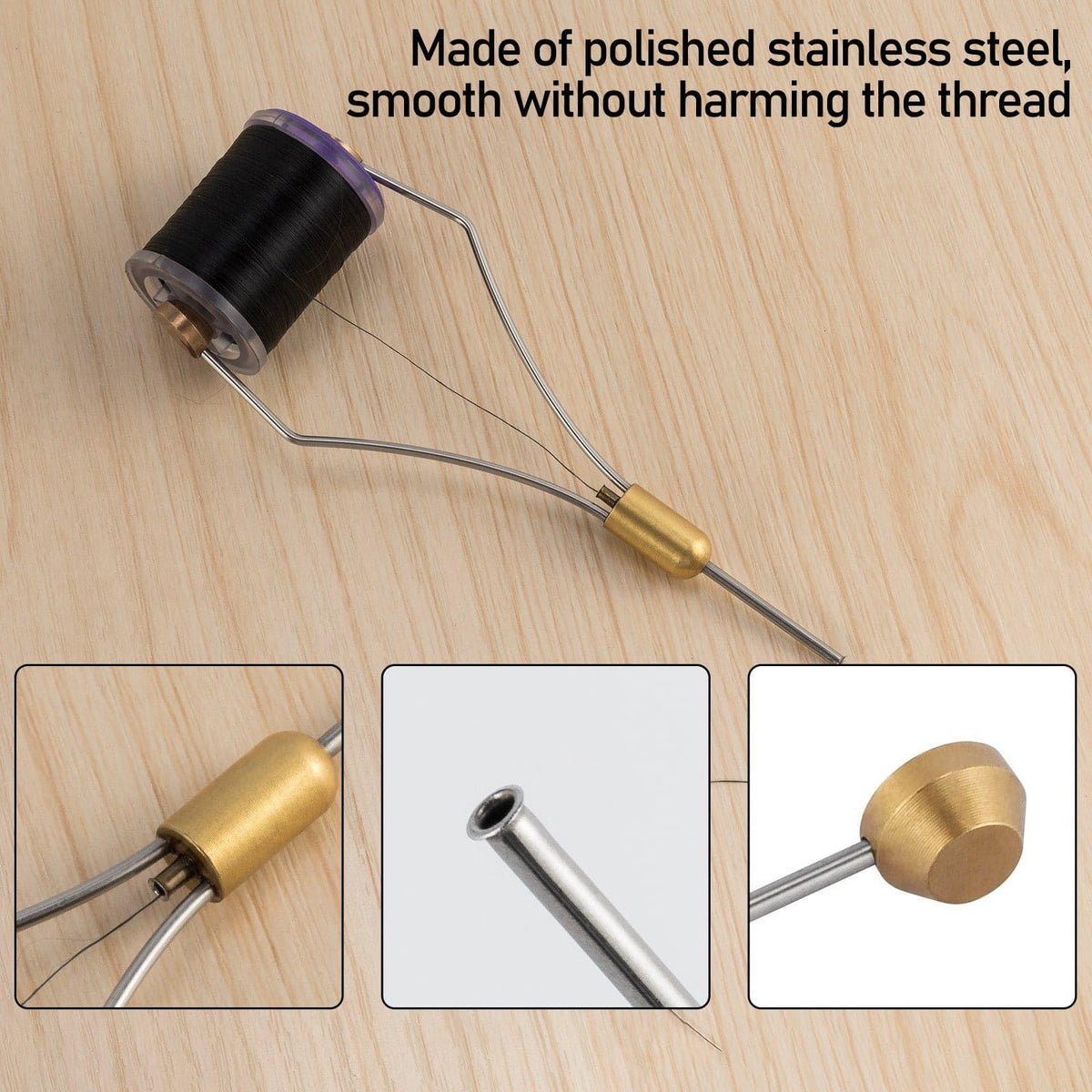 Dr.Fish Steel Brass Bullet Head Fly-Taying Bobbin Holder - Dr.Fish Tackles