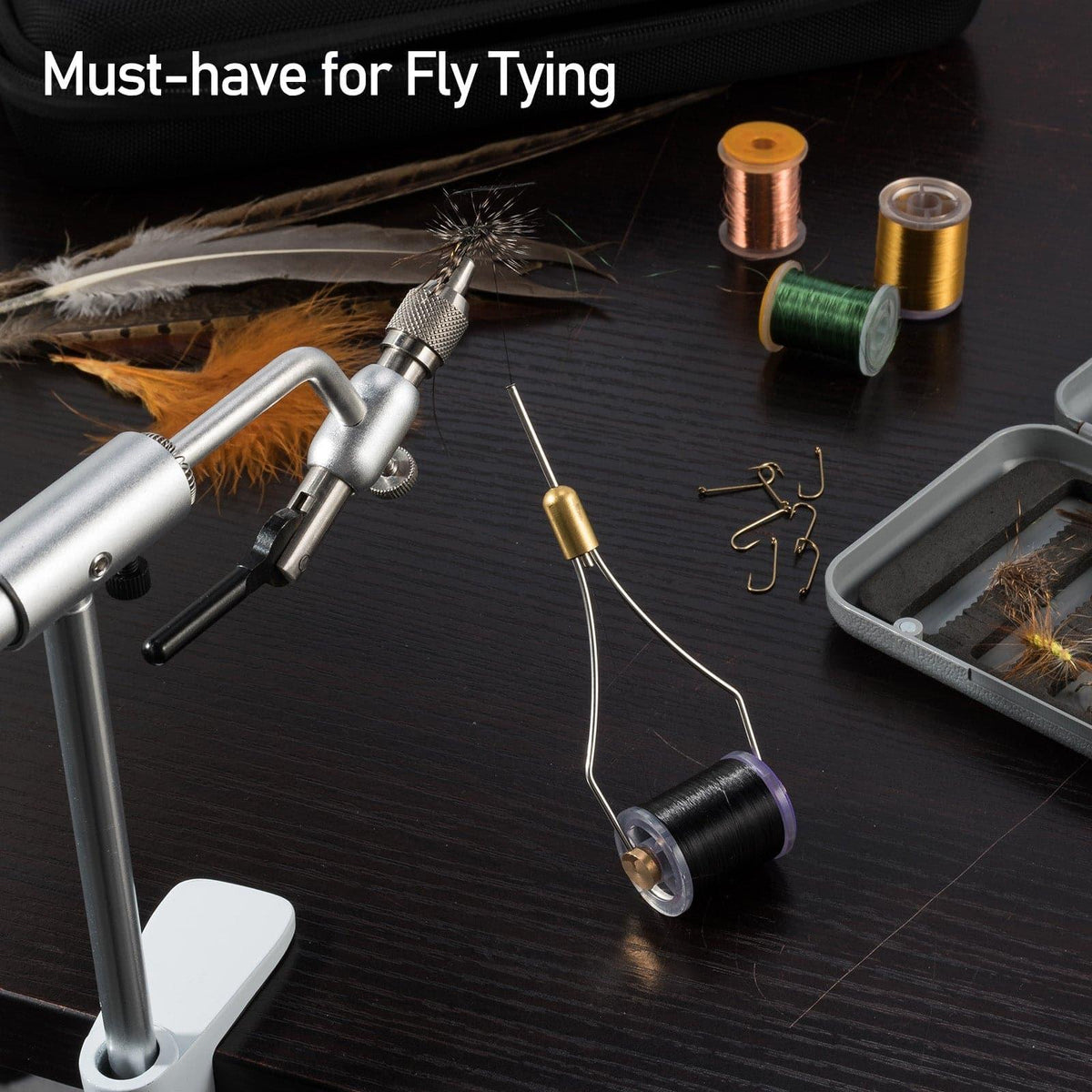 Dr.Fish Steel Brass Bullet Head Fly-Taying Bobbin Holder - Dr.Fish Tackles