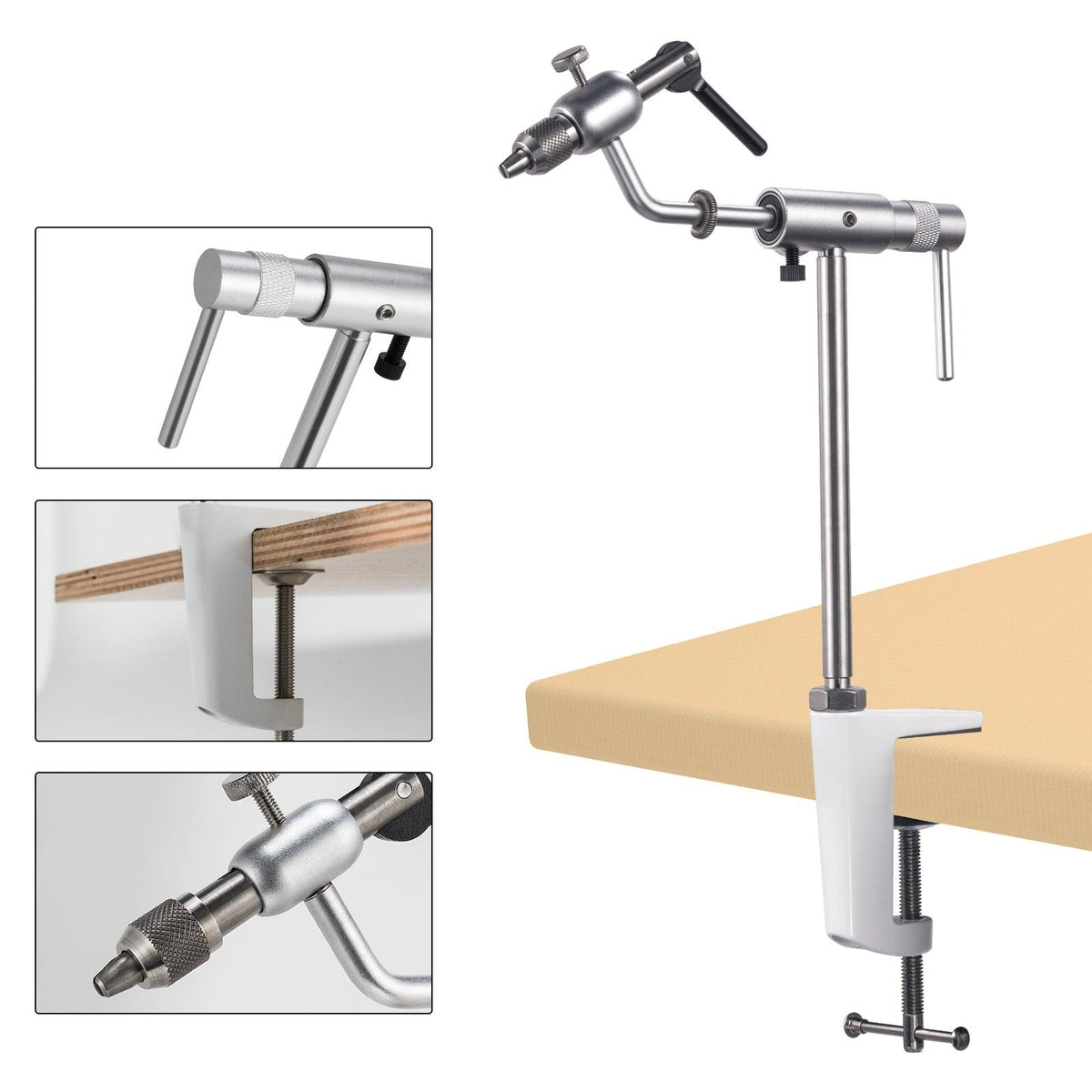 Dr.Fish Fly Tying Vise C-Clamp Mount - Dr.Fish Tackles
