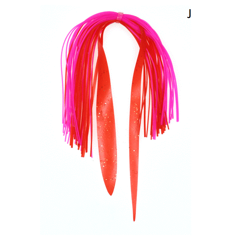 Dr.Fish 3pcs Squid DIY Rubber Jig Lures Skirt Fly Tying Materials (10colors) - Dr.Fish Tackles