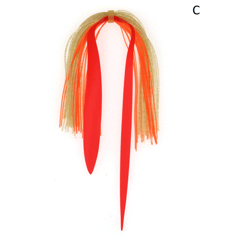 Dr.Fish 3pcs Squid DIY Rubber Jig Lures Skirt Fly Tying Materials (10colors) - Dr.Fish Tackles
