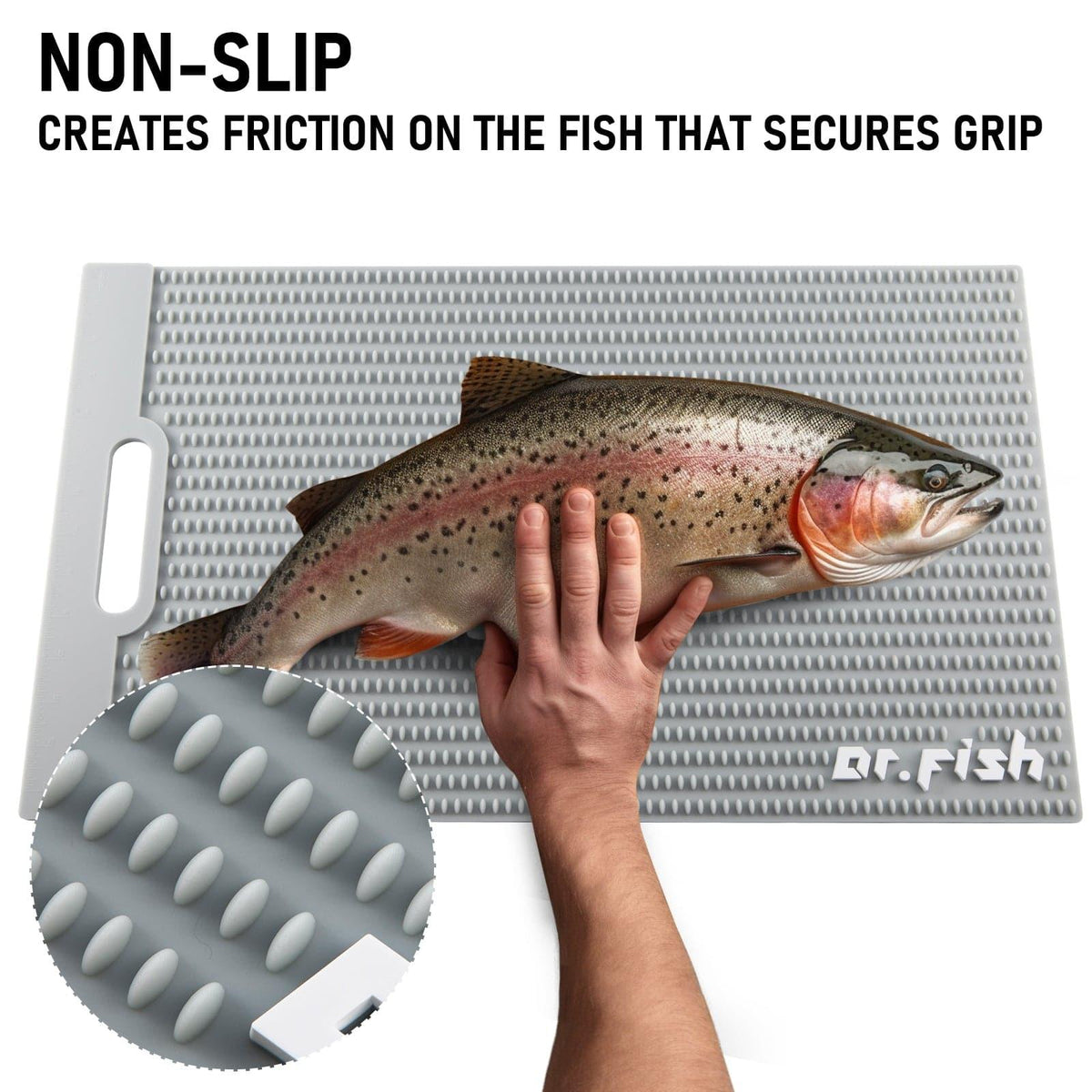 Dr.Fish Fillet Mat Cleaning Cutting Board 13.8*23.4''