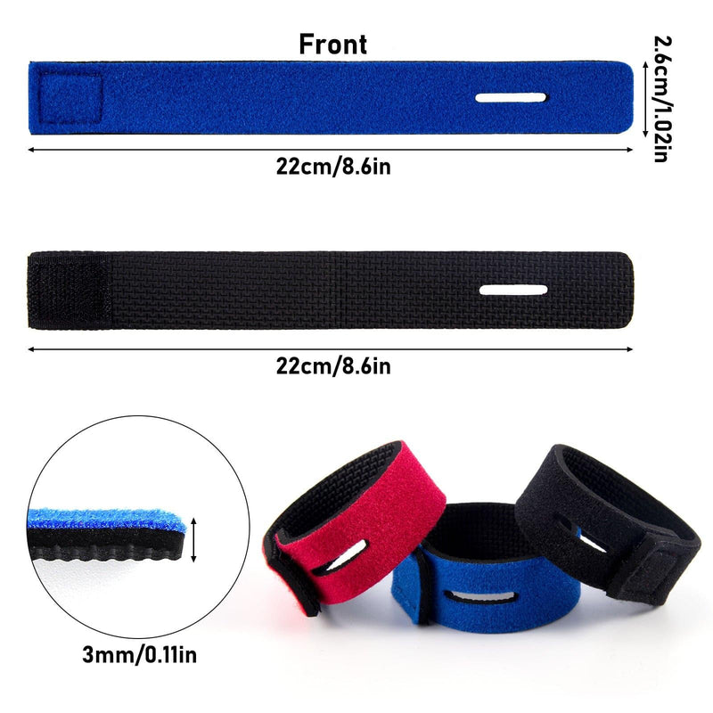 Dr.Fish 12 pcs Fishing Rod Straps 3colors - Dr.Fish Tackles