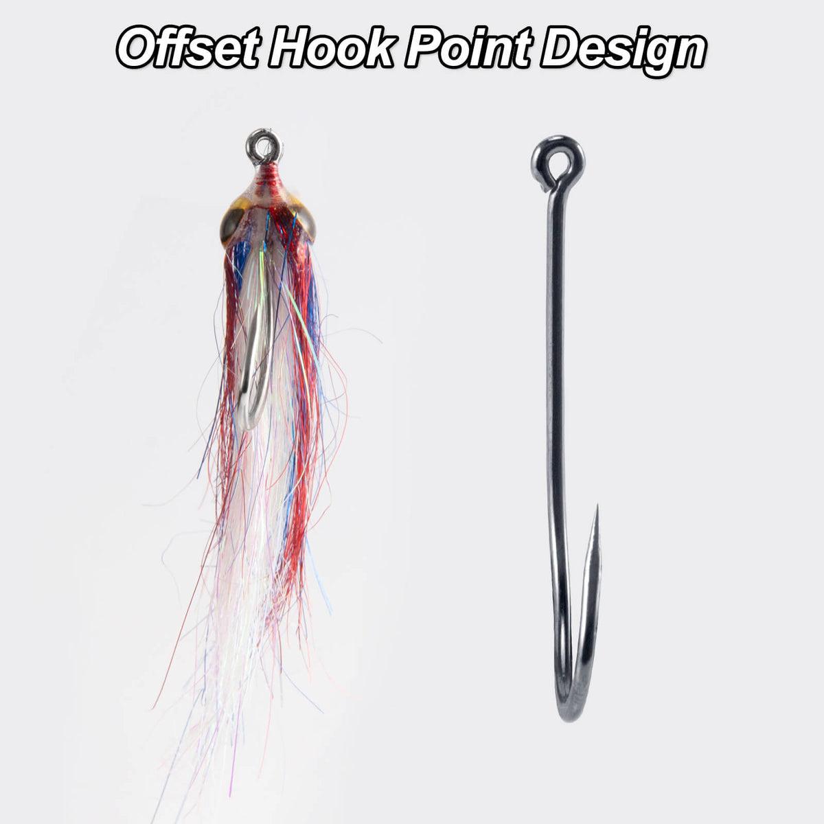 Dr.Fish 6pcs Wounded Minnow Fly Ice Dub