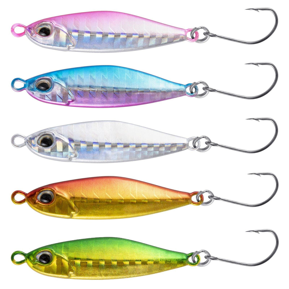 Dr.Fish 5pcs Mini Fishing Spinner Lure 1.81''  0.38oz - Dr.Fish Tackles