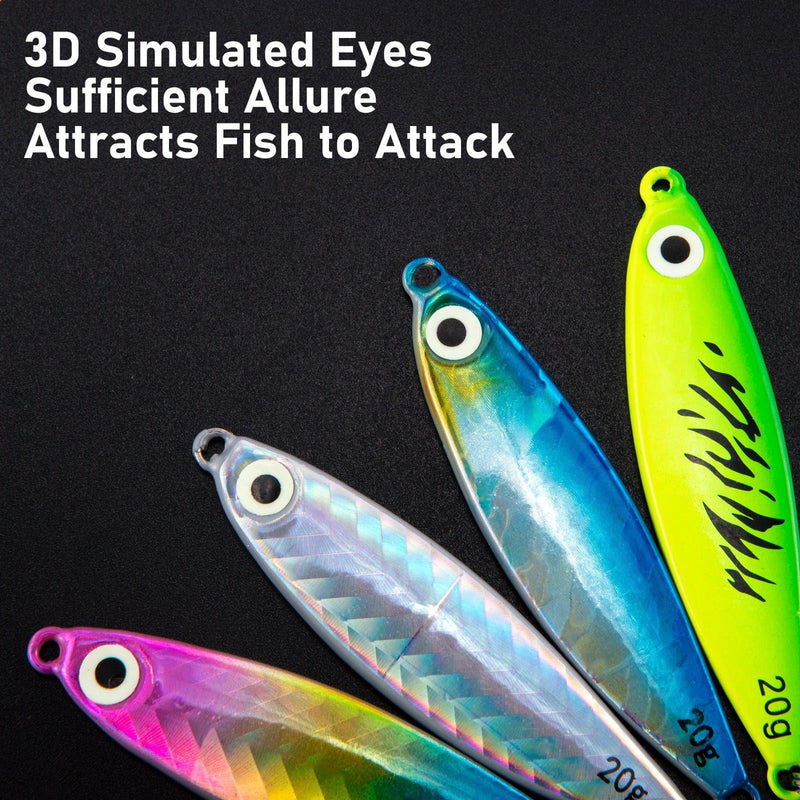 Dr.Fish 5pcs Spinner Hard Bait 2.5'' 0.7oz - Dr.Fish Tackles