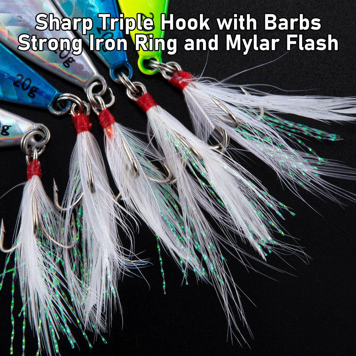 Dr.Fish 5pcs Spinner Hard Bait 2.5'' 0.7oz - Dr.Fish Tackles