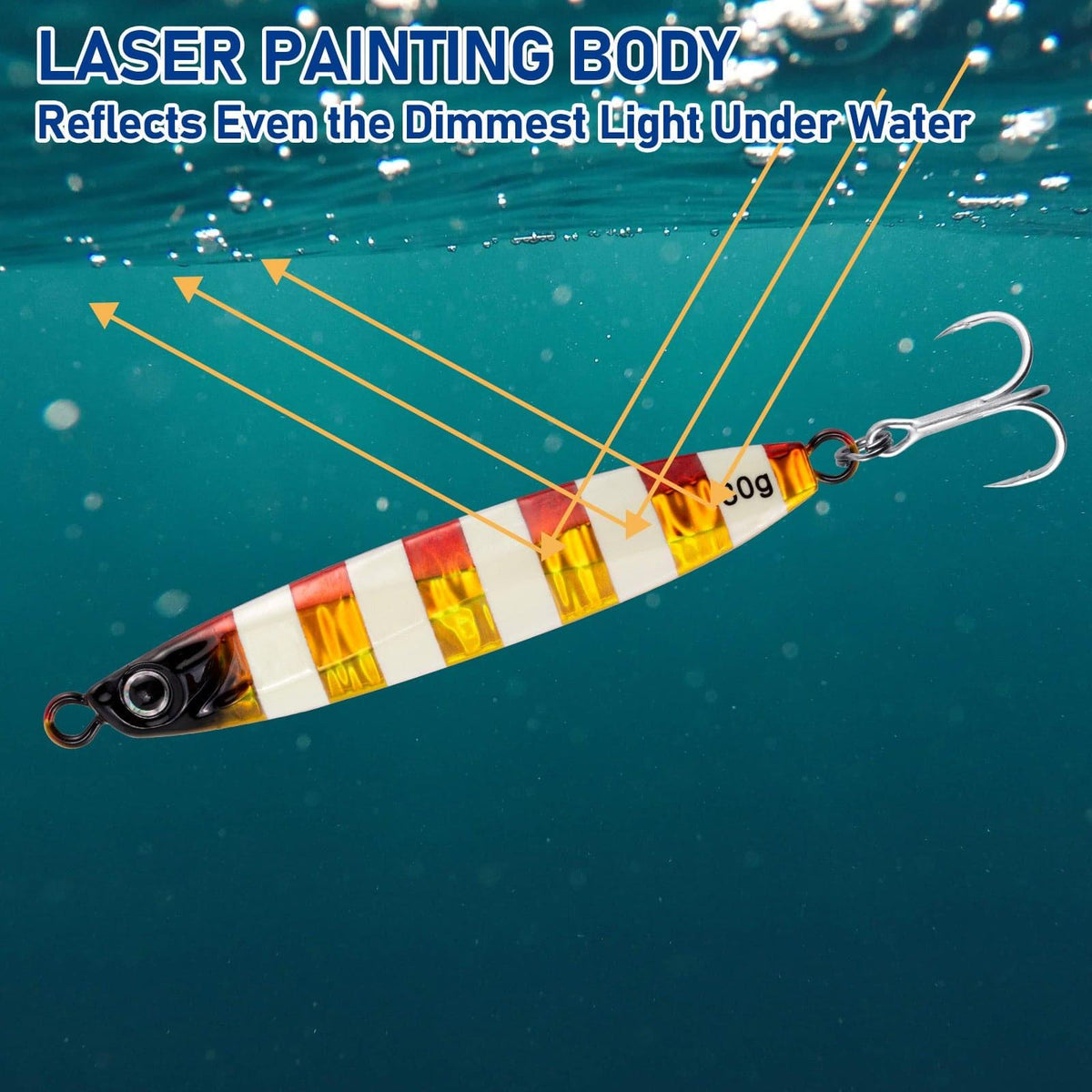 Dr.Fish 3 pcs Long Casting Metal Jigs  45-80g 1.5-2.75oz - Dr.Fish Tackles