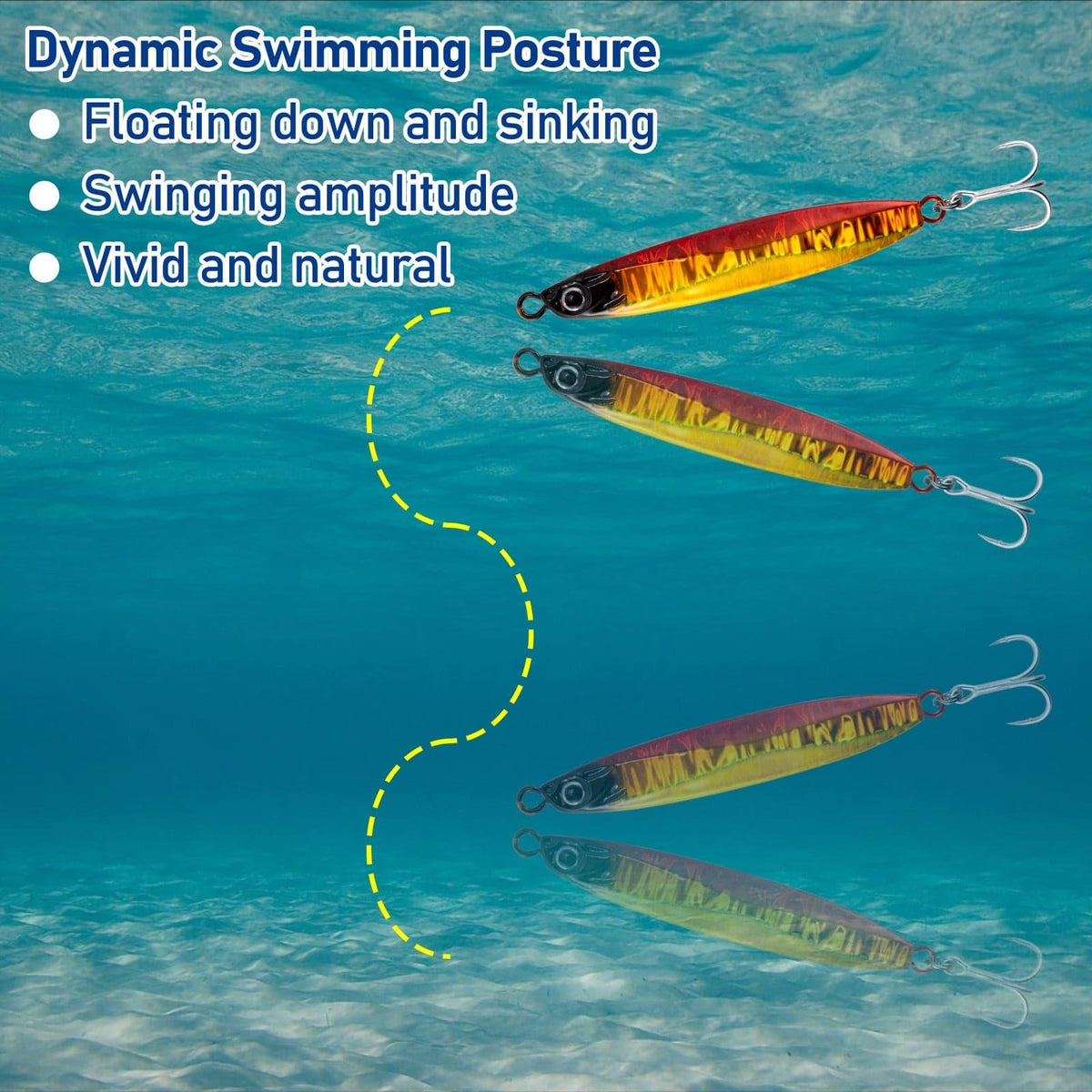 Dr.Fish 3 pcs Long Casting Metal Jigs  45-80g 1.5-2.75oz - Dr.Fish Tackles