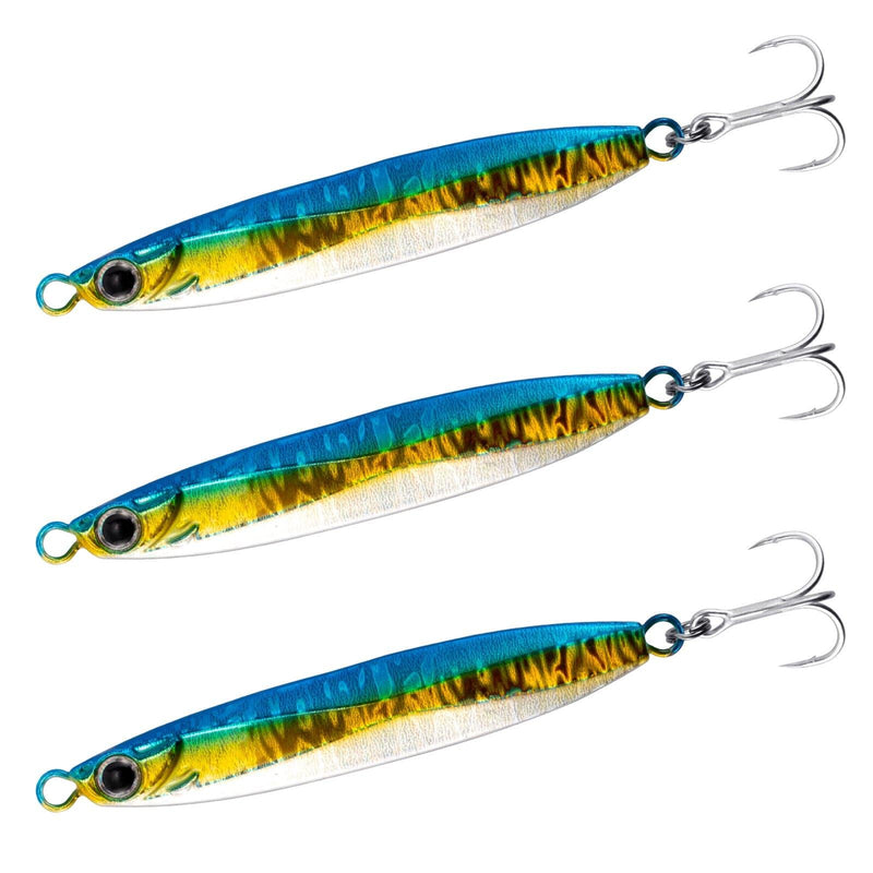 Dr.Fish 3 pcs Long Casting Metal Jigs  45-80g 1.5-2.75oz - Dr.Fish Tackles
