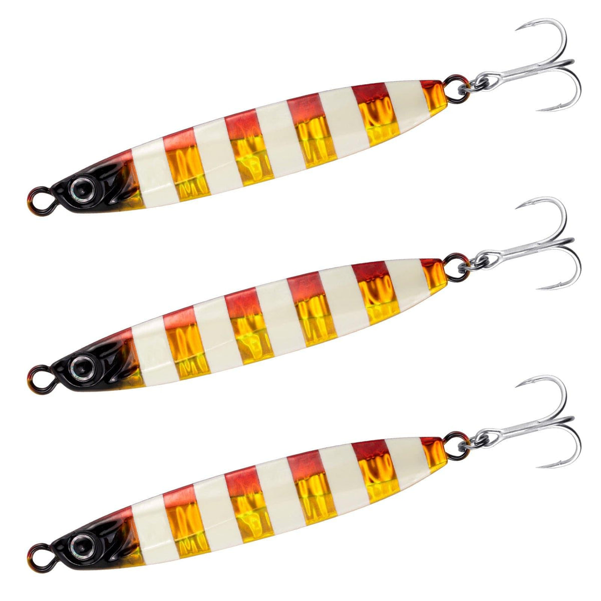 Dr.Fish 3 pcs Long Casting Metal Jigs  45-80g 1.5-2.75oz - Dr.Fish Tackles