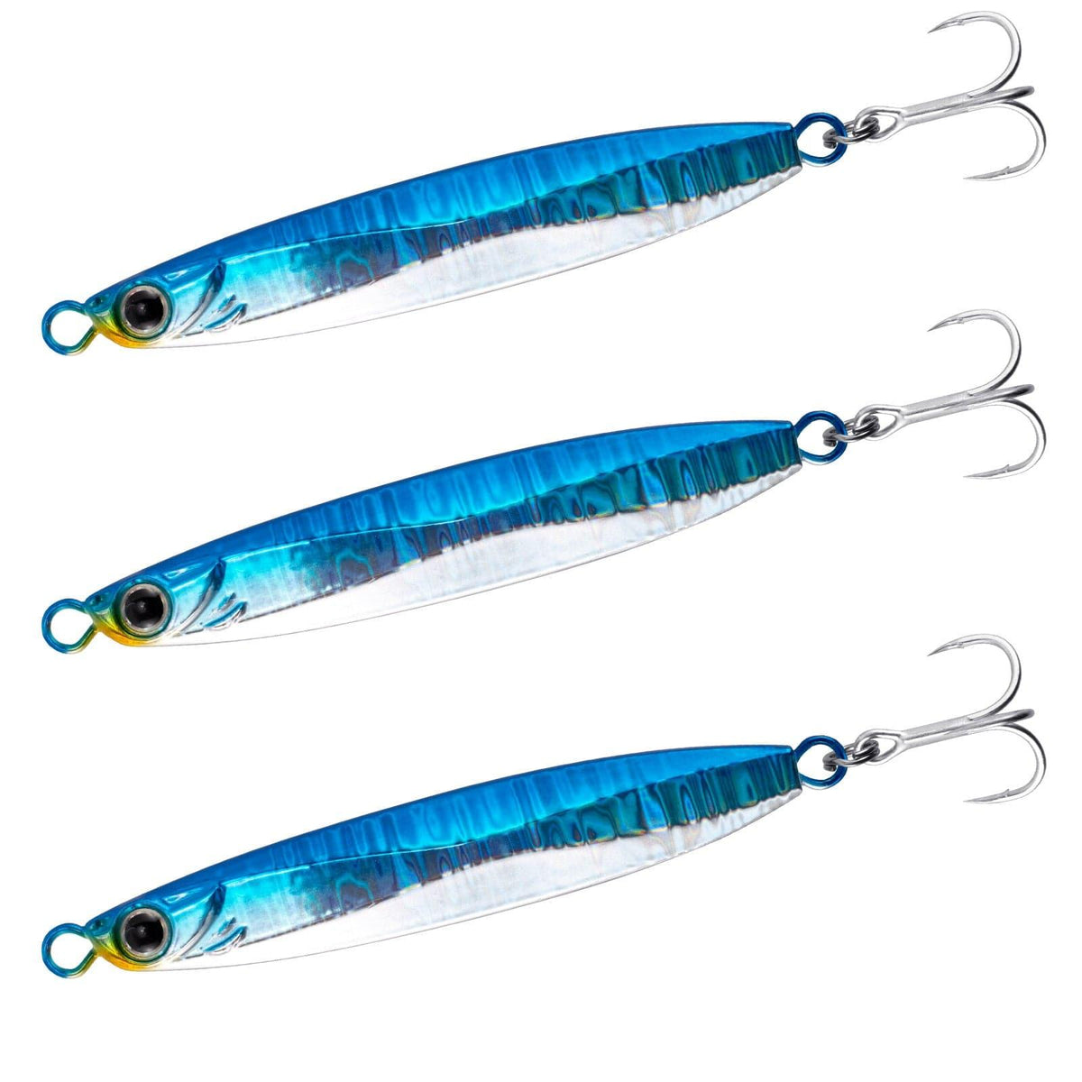 Dr.Fish 3 pcs Long Casting Metal Jigs  45-80g 1.5-2.75oz - Dr.Fish Tackles