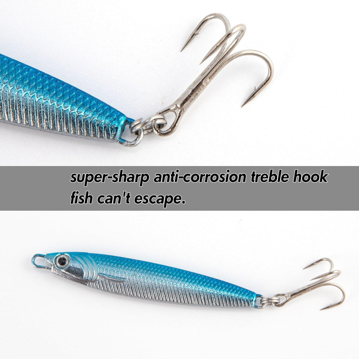 Dr.Fish 3pcs Metal Sea Fishing Lures 1.06oz - Dr.Fish Tackles