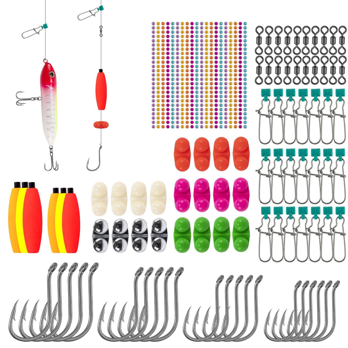 Dr.Fish 205pcs Catfish Rig Tackle Making Kit - Dr.Fish Tackles