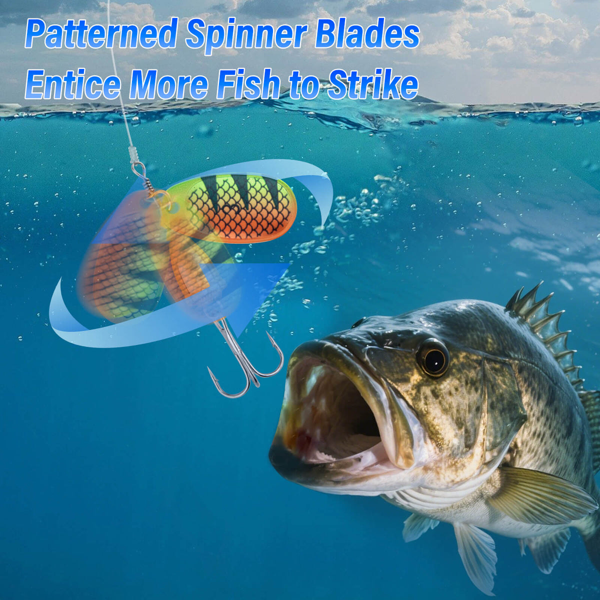 Dr.Fish Trout Spinners Lures Kit 1/4oz
