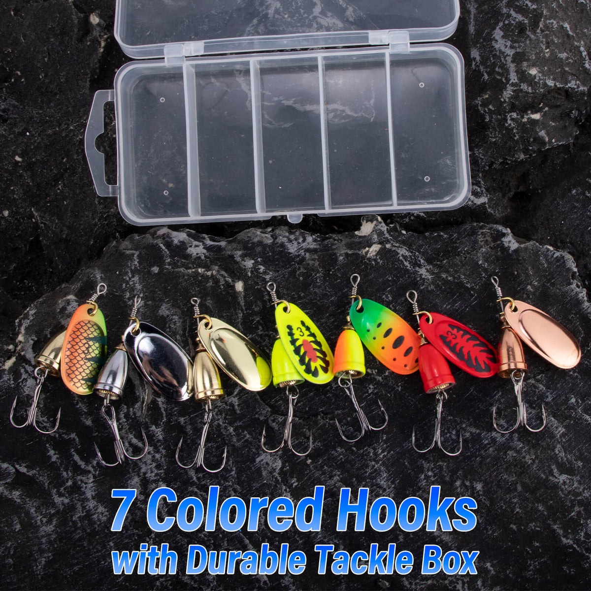 Dr.Fish Trout Spinners Lures Kit 1/4oz
