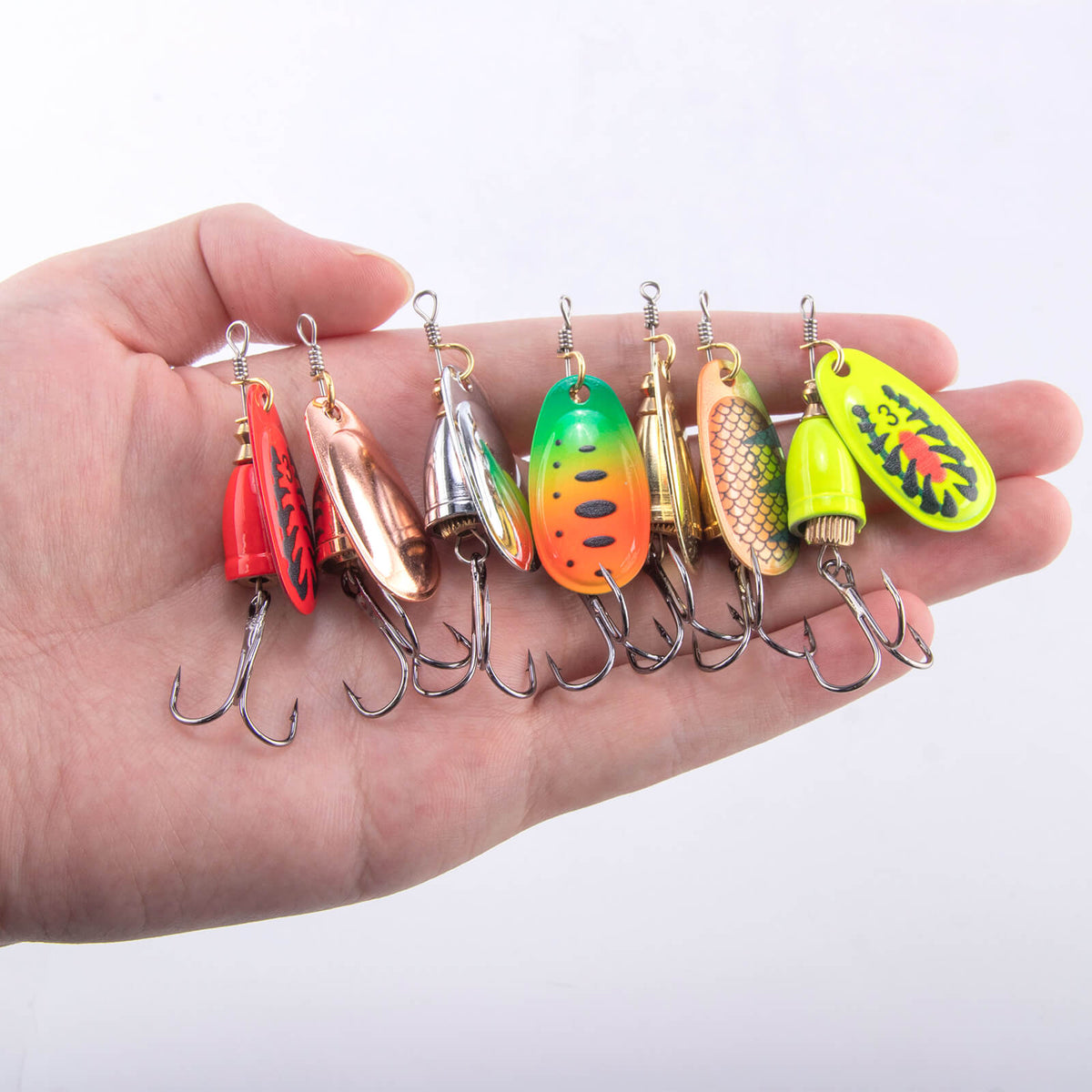Dr.Fish Trout Spinners Lures Kit 1/4oz