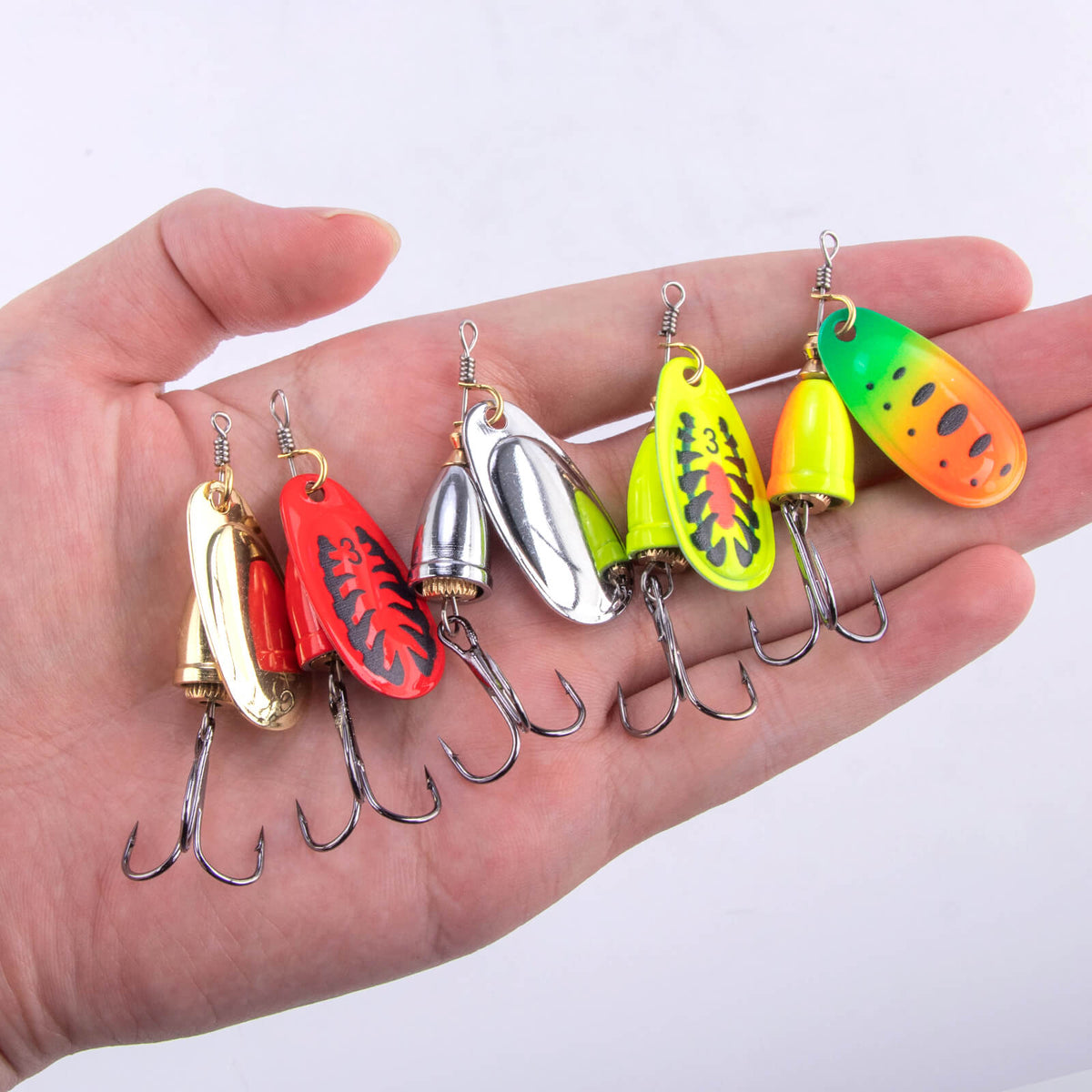 Dr.Fish Trout Spinners Lures Kit 1/4oz