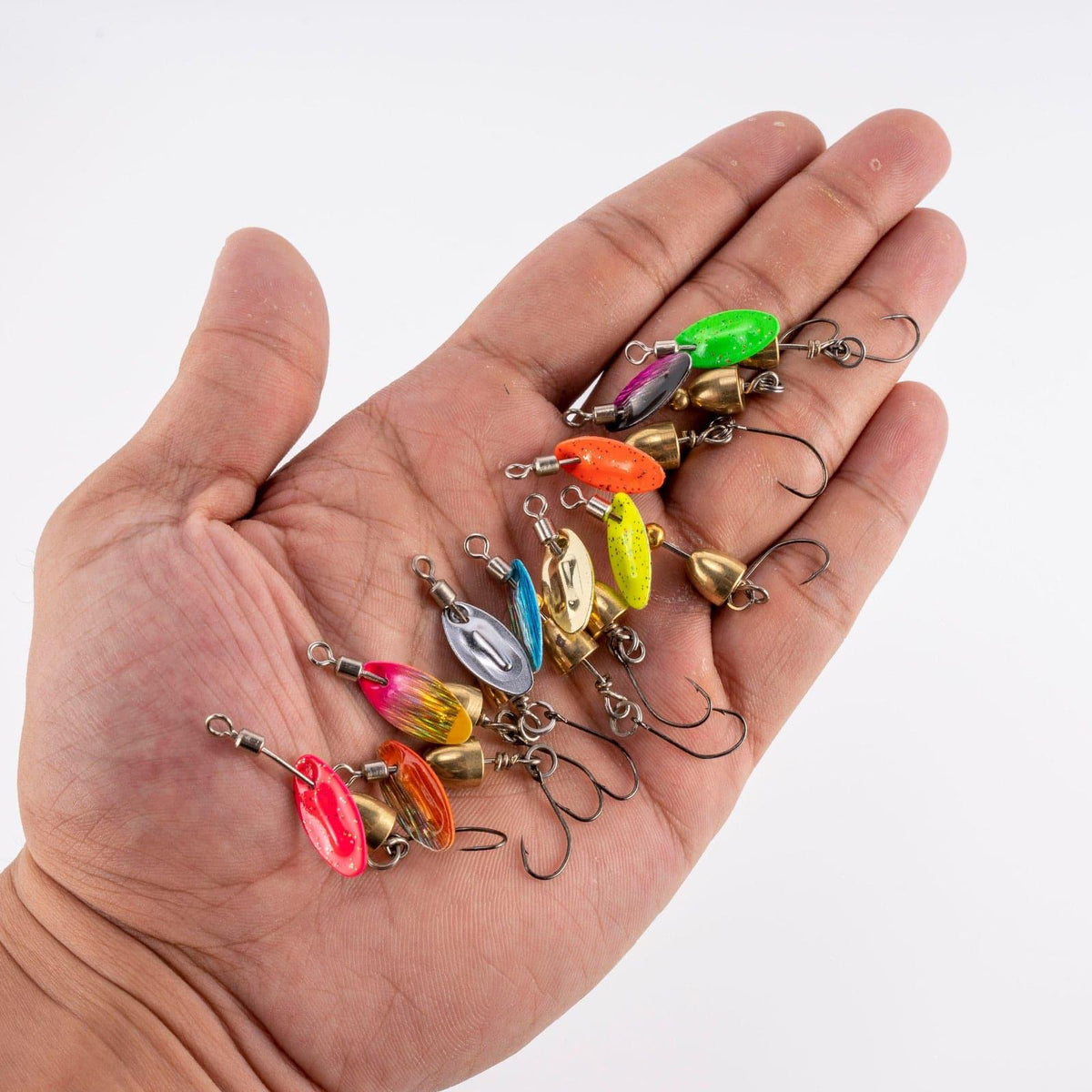 Dr.Fish 10pcs  Spinnerbait Lures Kits   2.44'' 1/4oz - Dr.Fish Tackles