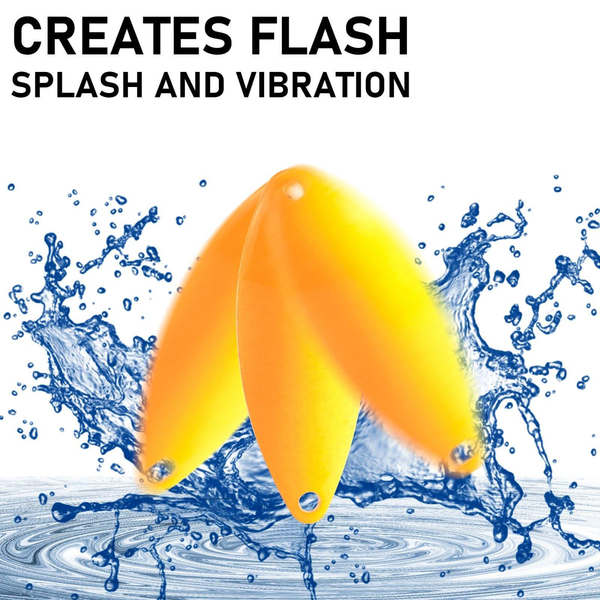 Dr.Fish 18pcs Spinner Blades Kit 1.4"*0.49" - Dr.Fish Tackles