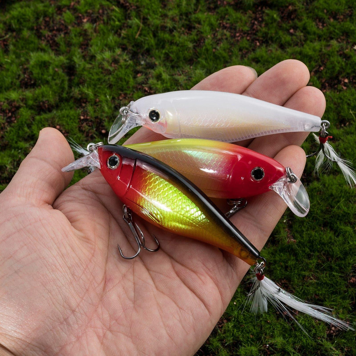 Dr.Fish 3pcs Lifelike  Minnow Lure 3.6" 0.45 oz - Dr.Fish Tackles