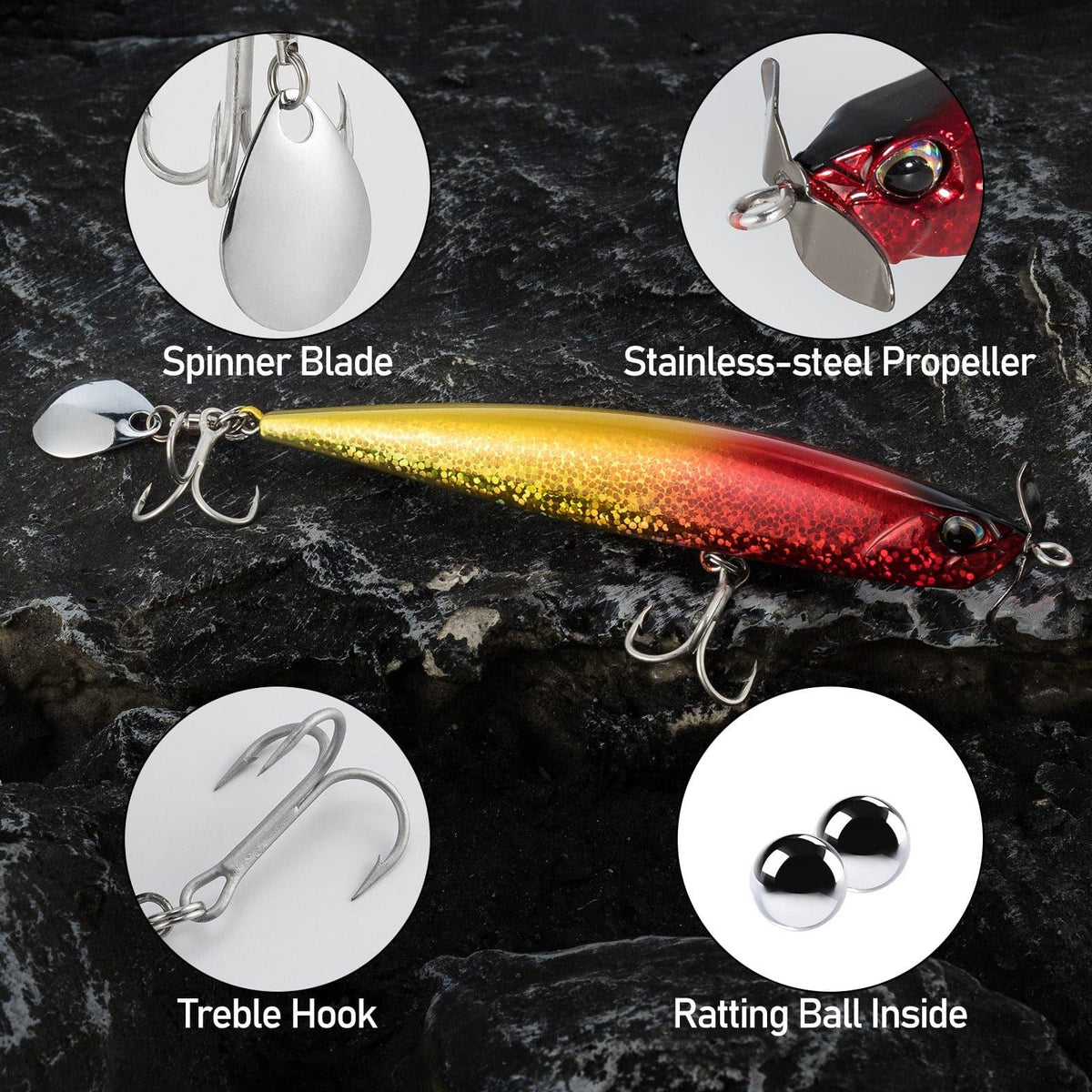 Dr. Fish Minnow Lure 4.3" 1oz - Dr.Fish Tackles