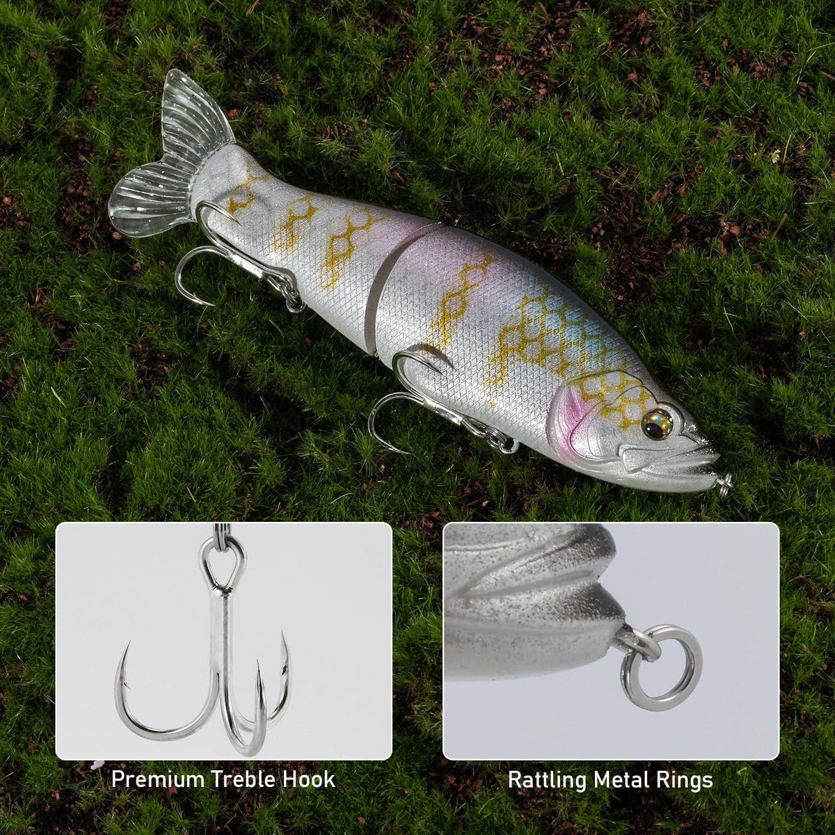 Dr.Fish  Jointed Swimbait Glide Lure 5.3''1oz - Dr.Fish Tackles