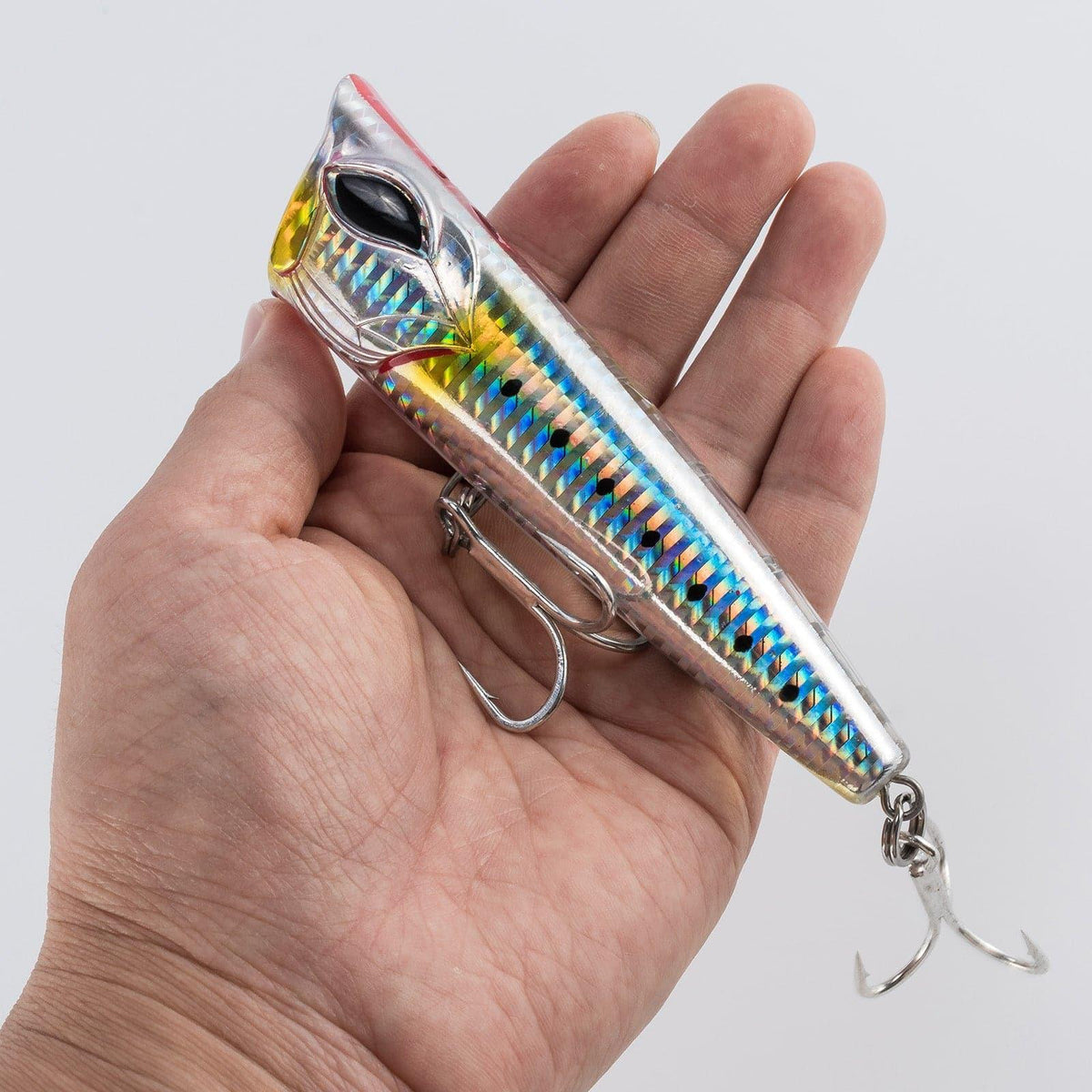Dr.Fish Topwater Lures with Water Spray Design 4.72''1.44oz