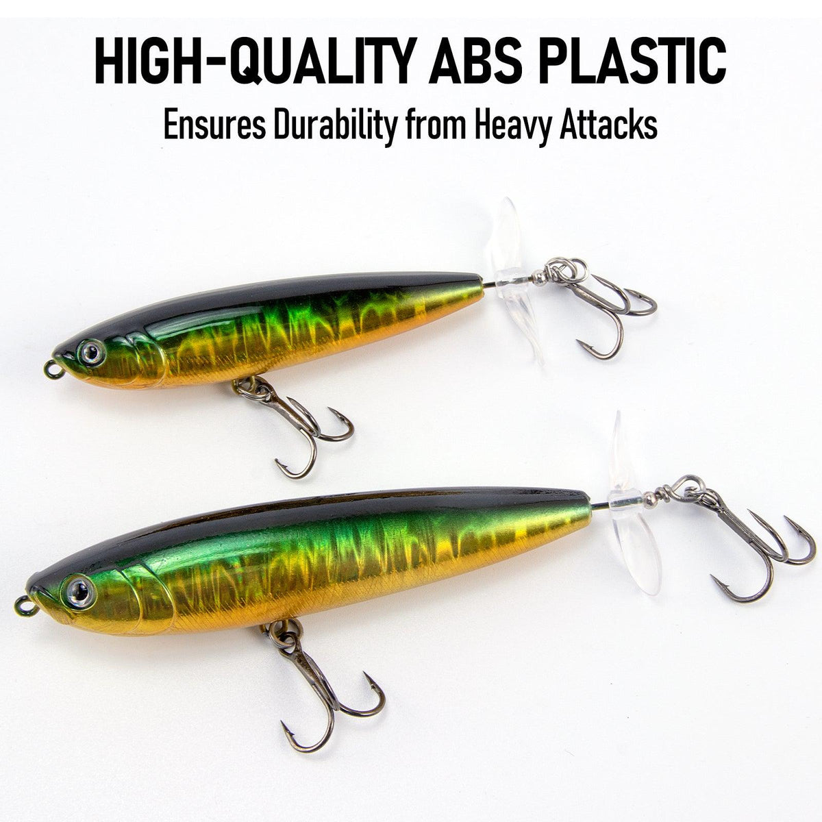 Dr.Fish 5pcs Topwater Fishing Lure 3D Floating  3.5'', 4.3'' - Dr.Fish Tackles