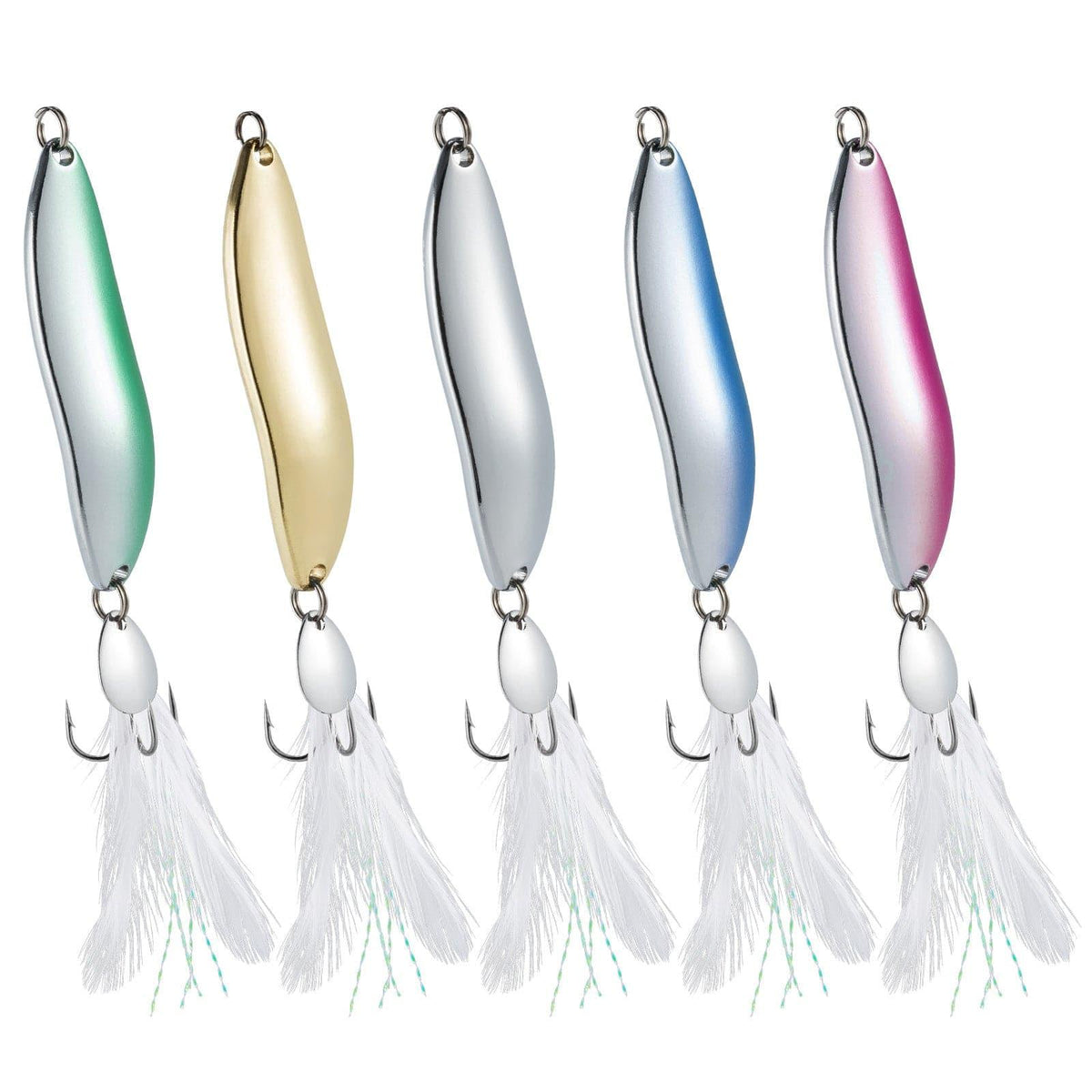 Dr.Fish 5 cps Metal S-shaped Spoon Lures - Dr.Fish Tackles