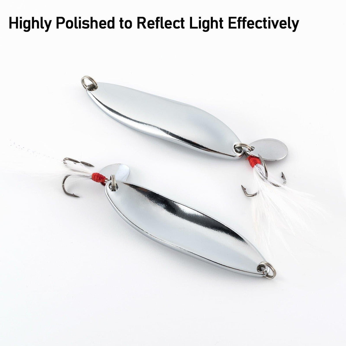 Dr.Fish 5 cps Metal S-shaped Spoon Lures - Dr.Fish Tackles